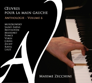 Maxime Zecchini - Left-Hand Piano Works 6 ryhmässä CD @ Bengans Skivbutik AB (2370328)