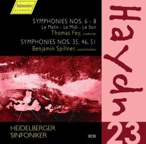 Heidelberger Sinfoniker Benjamin S - Haydn 23 ryhmässä CD @ Bengans Skivbutik AB (2389730)