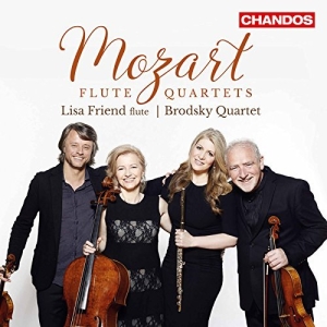 Lisa Friend Brodsky Quartet - Flute Quartets ryhmässä CD @ Bengans Skivbutik AB (2396340)