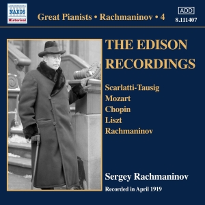 Sergey Rachmaninov - The Edison Recordings (1919) ryhmässä ME SUOSITTELEMME / Joululahjavinkki: CD @ Bengans Skivbutik AB (2462173)