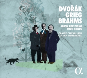 Brahms Johannes Dvorák Antonin - Music For Piano Four Hands ryhmässä ME SUOSITTELEMME / Joululahjavinkki: CD @ Bengans Skivbutik AB (2482666)