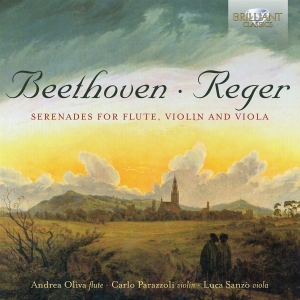 Beethoven Ludwig Van Reger Max - Serenades For Flute, Violin And Vio ryhmässä CD @ Bengans Skivbutik AB (2491279)