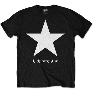 David Bowie - Blackstar Album White Star Uni Bl ryhmässä Minishops / David Bowie / David Bowie Merch @ Bengans Skivbutik AB (2626153r)