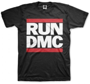 Run DMC Logo Black Mens T Shirt: Small -  T-shirt S (S) ryhmässä MERCH @ Bengans Skivbutik AB (2628348)