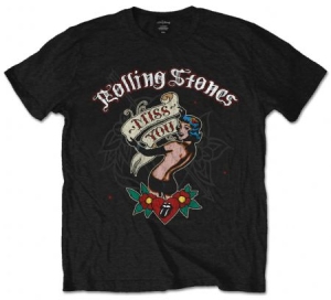 Rolling Stones Miss You Black Mens T Shirt: Small -  T-shirt S (S) ryhmässä Minishops / Rolling Stones @ Bengans Skivbutik AB (2628366)