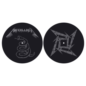 Metallica - The Black Album Slipmat Pair ryhmässä Minishops / Metallica @ Bengans Skivbutik AB (2645221)