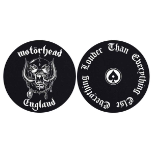 Motorhead - England/Louder Slipmat Pair ryhmässä Minishops / Motörhead @ Bengans Skivbutik AB (2645222)