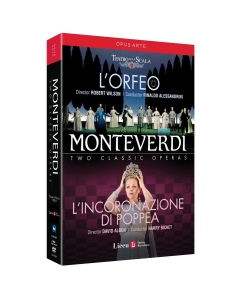 Monteverdi Claudio - L'orfeo & L'incoronazione Di Poppea ryhmässä DVD & BLU-RAY @ Bengans Skivbutik AB (2873669)