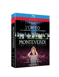 Monteverdi Claudio - L'orfeo & L'incoronazione Di Poppea ryhmässä Musiikki / Musiikki Blu-Ray / Klassiskt @ Bengans Skivbutik AB (2873672)