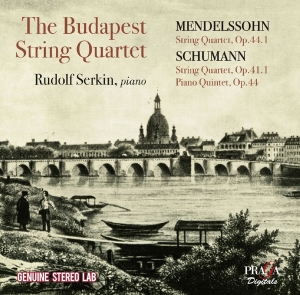 Budapest String Quartet - Plays Mendelssohn/Schumann ryhmässä CD @ Bengans Skivbutik AB (2890144)