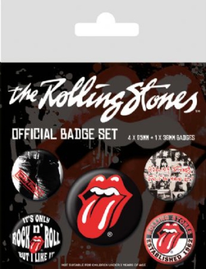 Rolling Stones - Rolling Stones (Classic) Badge Pack Pin ryhmässä Minishops / Rolling Stones @ Bengans Skivbutik AB (2988052)