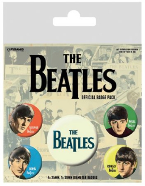 The beatles - The Beatles (Band) Pin Badge Pack ryhmässä Minishops / Beatles @ Bengans Skivbutik AB (2988058)