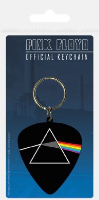 Pink Floyd - Pink Floyd Plectrum Rubber Keychain (Darkside Of The Moon) ryhmässä Minishops / Pink Floyd @ Bengans Skivbutik AB (2996554)