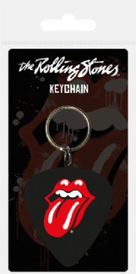 Rolling Stones - Rolling Stones Rubber Keychain (Plectrum ryhmässä Minishops / Rolling Stones @ Bengans Skivbutik AB (2996555)