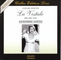 Callas/Corelli/Sordello/Votto - Spontini: La Vestale ryhmässä CD @ Bengans Skivbutik AB (3042645)