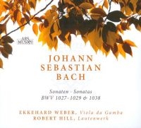 Weber/Hill - Bach:Sonaten Bwv1027-1029&1038 ryhmässä CD @ Bengans Skivbutik AB (3042934)