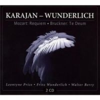 Karajanherbert Von/Wunderlich Fritz - Mozart: Requiem/Bruckner: Tedeum ryhmässä CD @ Bengans Skivbutik AB (3043309)