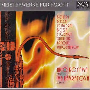 Koyama Akio/ Navratova Iva - Meisterwerke Für Fagott ryhmässä CD @ Bengans Skivbutik AB (3043460)