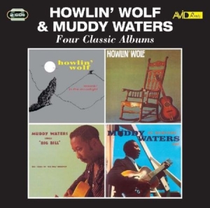 Howlin' Wolf / Muddy Waters - Four Classic Albums ryhmässä CD @ Bengans Skivbutik AB (3044139)