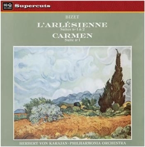 Bizet/L'arlesienne/Carmen Suite No. - Von Karajan/Philharmonia Orchestra ryhmässä VINYYLI @ Bengans Skivbutik AB (3115816)