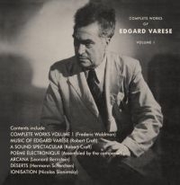 Varèse Edgard - Complete Works Of Edgard Varèse Vol ryhmässä CD @ Bengans Skivbutik AB (3118349)