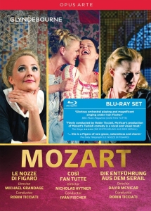 Mozart W A - Cosi Fan Tutte Die Entfuhrung Aus ryhmässä Musiikki / Musiikki Blu-Ray / Klassiskt @ Bengans Skivbutik AB (3187509)