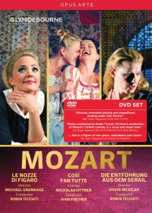 Mozart W A - Cosi Fan Tutte Die Entfuhrung Aus ryhmässä DVD & BLU-RAY @ Bengans Skivbutik AB (3187529)