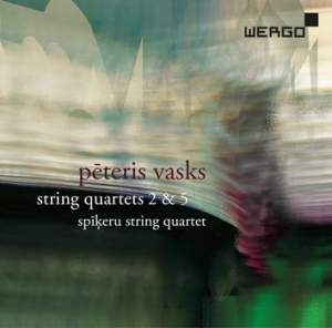 Vasks Peteris - String Quartets 2 & 5 ryhmässä CD @ Bengans Skivbutik AB (3217638)