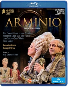 Handel G F - Arminio (Blu-Ray) ryhmässä Musiikki / Musiikki Blu-Ray / Klassiskt @ Bengans Skivbutik AB (3223900)