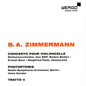 Zimmermann Bernd Alois - Cello Concerto Photoptosis Tratto ryhmässä CD @ Bengans Skivbutik AB (3232345)