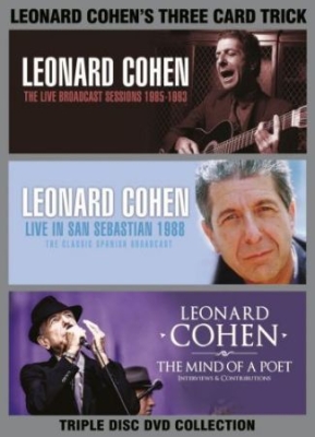 Cohen Leonard - Three Card Trick (3 Dvd) Documentar ryhmässä DVD & BLU-RAY @ Bengans Skivbutik AB (3262056)