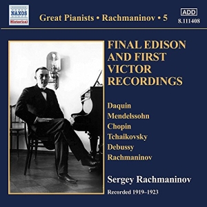 Rachmaninov Sergey - Final Edison And First Victor Recor ryhmässä ME SUOSITTELEMME / Joululahjavinkki: CD @ Bengans Skivbutik AB (3272722)