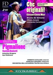 Donizetti Gaetano Mayr Giovanni - Pigmalione Che Originali! (2 Dvd) ryhmässä DVD & BLU-RAY @ Bengans Skivbutik AB (3274394)