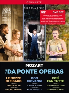 Mozart W A - The Da Ponte Operas (4 Dvd) ryhmässä DVD & BLU-RAY @ Bengans Skivbutik AB (3307307)