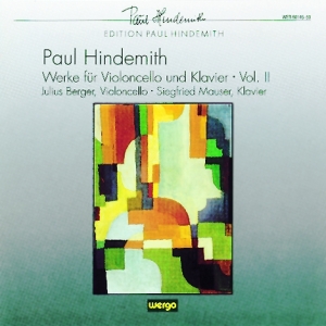 Hindemith Paul - Works For Cello And Piano, Vol. 2 ryhmässä CD @ Bengans Skivbutik AB (3311251)