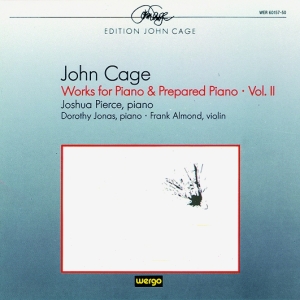 Cage John - Works For Piano & Prepared Piano, V ryhmässä CD @ Bengans Skivbutik AB (3330219)