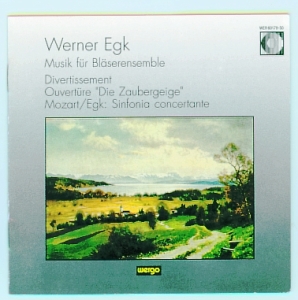 Egk Werner - Musik Für Bläserensemble ryhmässä CD @ Bengans Skivbutik AB (3330220)