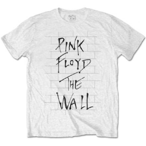 Pink Floyd -  The Wall & Logo (Medium) Unisex T-Shirt ryhmässä MERCH / Test-Tshirts @ Bengans Skivbutik AB (3355640r)