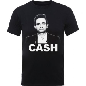 Johnny Cash - MEN'S TEE: STRAIGHT STARE ryhmässä MERCH @ Bengans Skivbutik AB (3401695r)