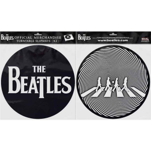 The Beatles - Drop T Logo & Crossing Silhouette Slipma ryhmässä Minishops / Beatles @ Bengans Skivbutik AB (3407066)