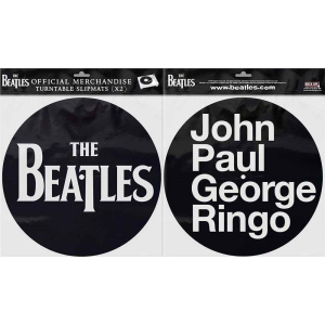 The Beatles - Drop T Logo & Jpgr Slipmat Pair ryhmässä Minishops / Beatles @ Bengans Skivbutik AB (3407114)