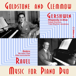 Gershwin George Ravel Maurice - Music For Piano Duo ryhmässä ME SUOSITTELEMME / Joululahjavinkki: CD @ Bengans Skivbutik AB (3496224)