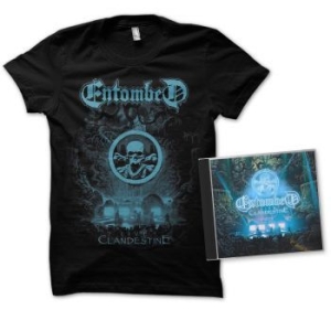 Entombed - Clandestine - Live (Cd+Tst) - L ryhmässä Minishops / Entombed @ Bengans Skivbutik AB (3522723)