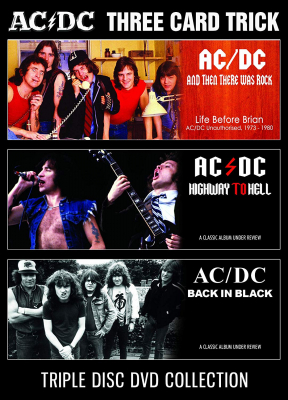 Ac/Dc - Three Card Trick (3 Dvd Documentary ryhmässä Minishops / AC/DC @ Bengans Skivbutik AB (3531177)