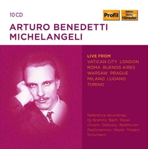 Various - Arturo Benedetti Michelangeli - Liv ryhmässä CD @ Bengans Skivbutik AB (3532521)