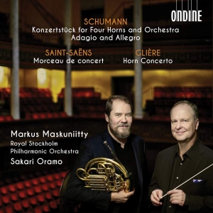 Schumann Robert Saint-Saëns Cami - Konzertstück For Four Horns And Orc ryhmässä ME SUOSITTELEMME / Joululahjavinkki: CD @ Bengans Skivbutik AB (3552115)