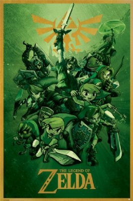 Legend of Zelda - Maxi Poster The Legend Of Zelda (Link) ryhmässä MERCH @ Bengans Skivbutik AB (3577392)