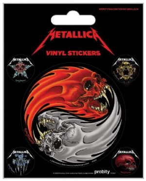 Metallica - Metallica (Yin & Yang Skulls - Pushead) ryhmässä MERCH @ Bengans Skivbutik AB (3587722)