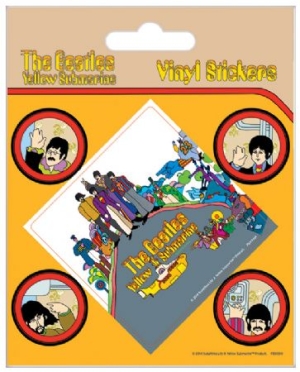 Beatles - Beatles (Yellow Submarine) Stickers ryhmässä Minishops / Beatles @ Bengans Skivbutik AB (3587723)