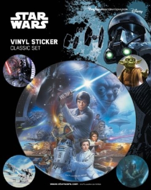 Star Wars - Star Wars (Classic) Stickers ryhmässä MERCH @ Bengans Skivbutik AB (3587726)